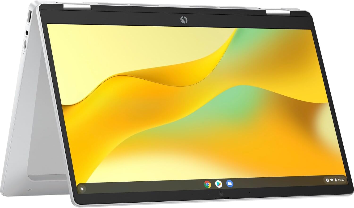 HP Chromebook x360 14b-cd0035cl 14 Inch FHD IPS 2 in 1 Touchscreen Laptop Convertible Intel Processor N200 8GB LPDDR5 RAM 128GB UFS Intel UHD Graphics 720p Webcam Backlit ChromeOS (Renewed)