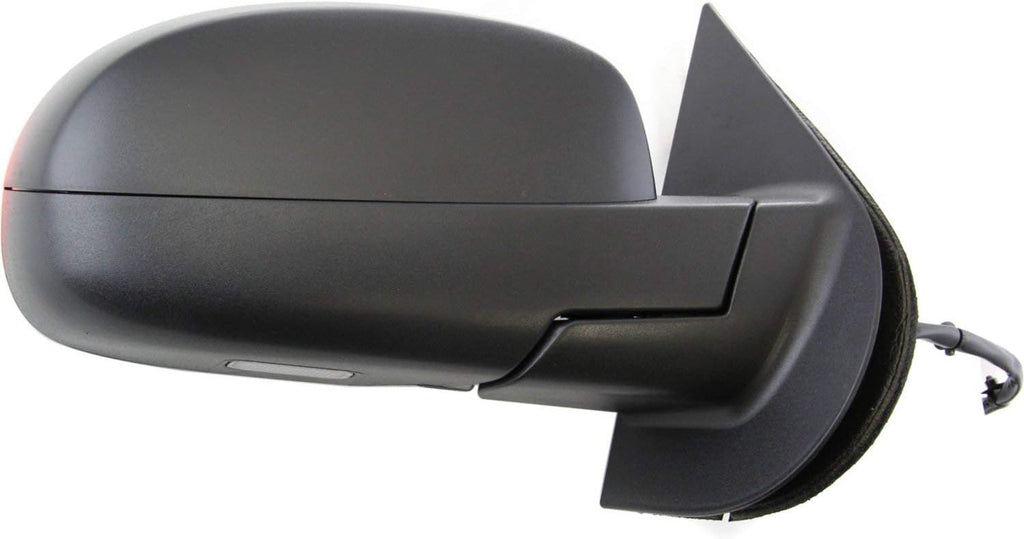 Kool Vue Right Power Heated Side Mirrors for Chevrolet Silverado 1500, GMC Sierra 1500 2007-2013, Power Fold with Signal Light & Puddle Lamp, w/o Blind Spot Monitor, Memory & Auto-Dim with 2 Caps
