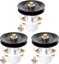 Spindle Assembly 037-2000-00 037-2050-00 with 033-4890-00 Pulley Fit for Bad Boy MZ & MZ Magnum 54' Deck, Bad Boy ZT Avenger 54' Deck Lawn Mower (3 Pack)