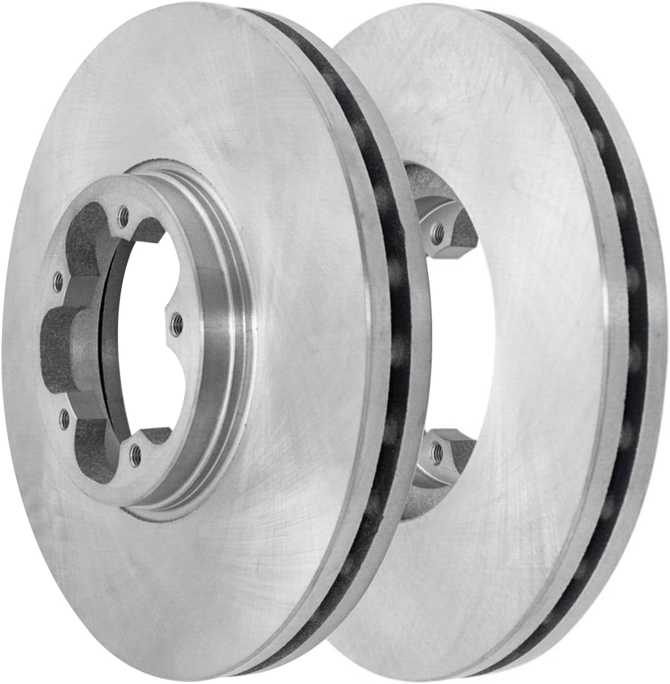 Detroit Axle - DRW 4pc Brake Rotors for Ford 2015-2018 Transit-250 Transit-150, Disc Brake Rotors 2016 2017 Replacement : 12.13' inch Front and Rear Rotor