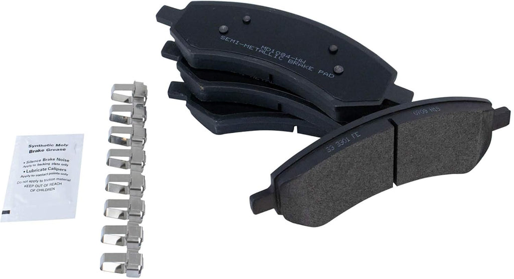 TRQ Front & Rear Brake Pad & Rotor Kit Semi-Metallic Compatible with 2007-2009 Chrysler Aspen Dodge Durango 2006-2010 Ram 1500 2011-2018 Ram 1500 2019-2021 1500 Classic
