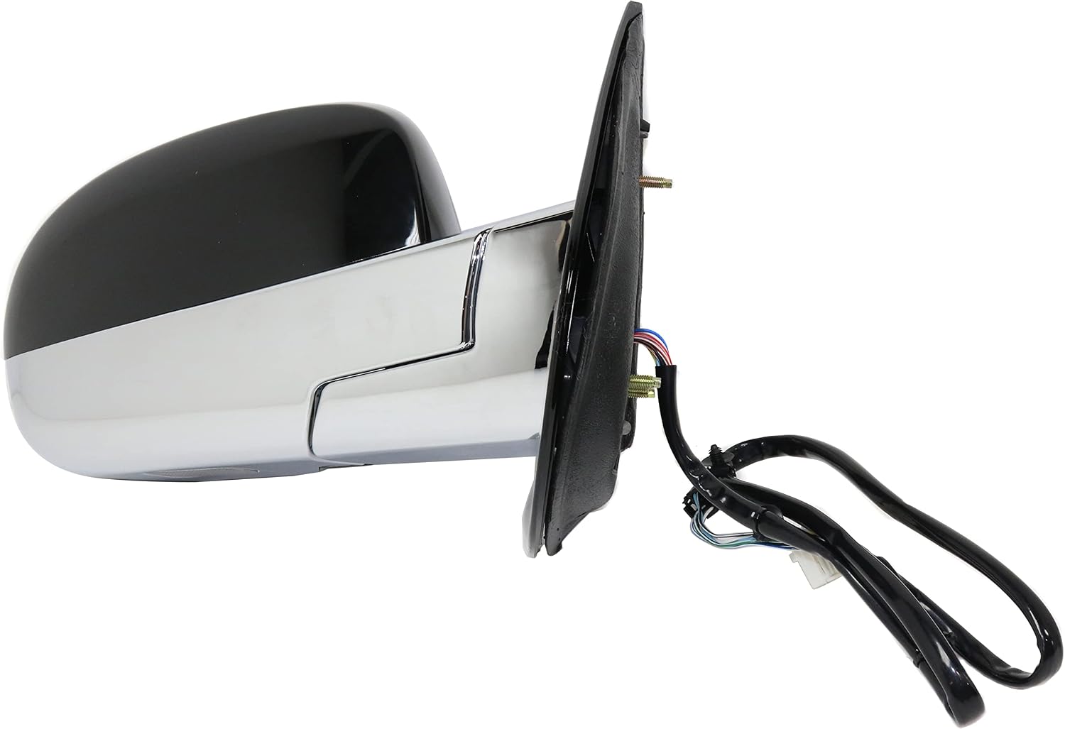 Garage-Pro Power Heated Side Mirrors for Cadillac Escalade ESV 2007-2014, Driver Passenger Side, Power Fold, Signal Light, Memory, Puddle Lamp, Chrome, Without Blind Spot Monitor