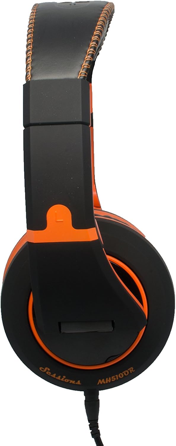 CAD Audio Sessions MH510OR Closed-Back Headphones, Black/Orange