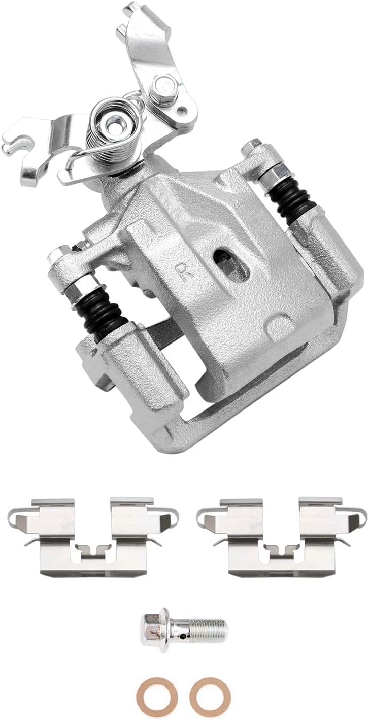 Detroit Axle - Rear Brake Kit for Ford Fusion Lincoln MKZ Zephyr Mazda 6 Mercury Milan, 11.02'' inch Disc Brake Rotors Ceramic Brake Pads Brake Caliper Replacement