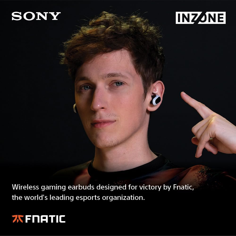Sony INZONE Buds Wireless Gaming Earbuds, Perfect for PlayStation® 5, for PC/PS5/Switch/Mobile, 48Hr Battery with Case, Noise Canceling, 360 Spatial Sound, 2.4GHz USB-C Dongle, WF-G700N Black
