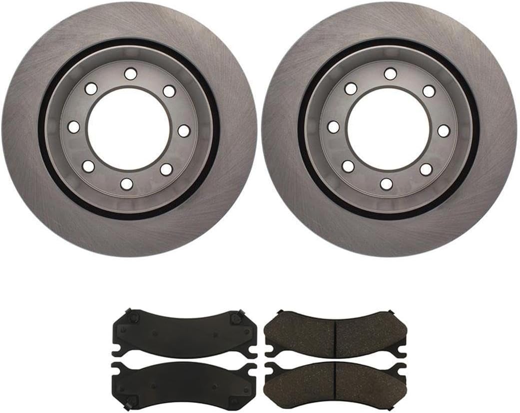 ‎A-Partrix 3PCS Brake Pads and Rotors - Rear Brakes and Rotors Rear Brake Kit fits Chevy Silverado 1500 2004-2004 fits Chevrolet Silverado 2500 1999-2004 fits Chevy Silverado 2500 1999-2004