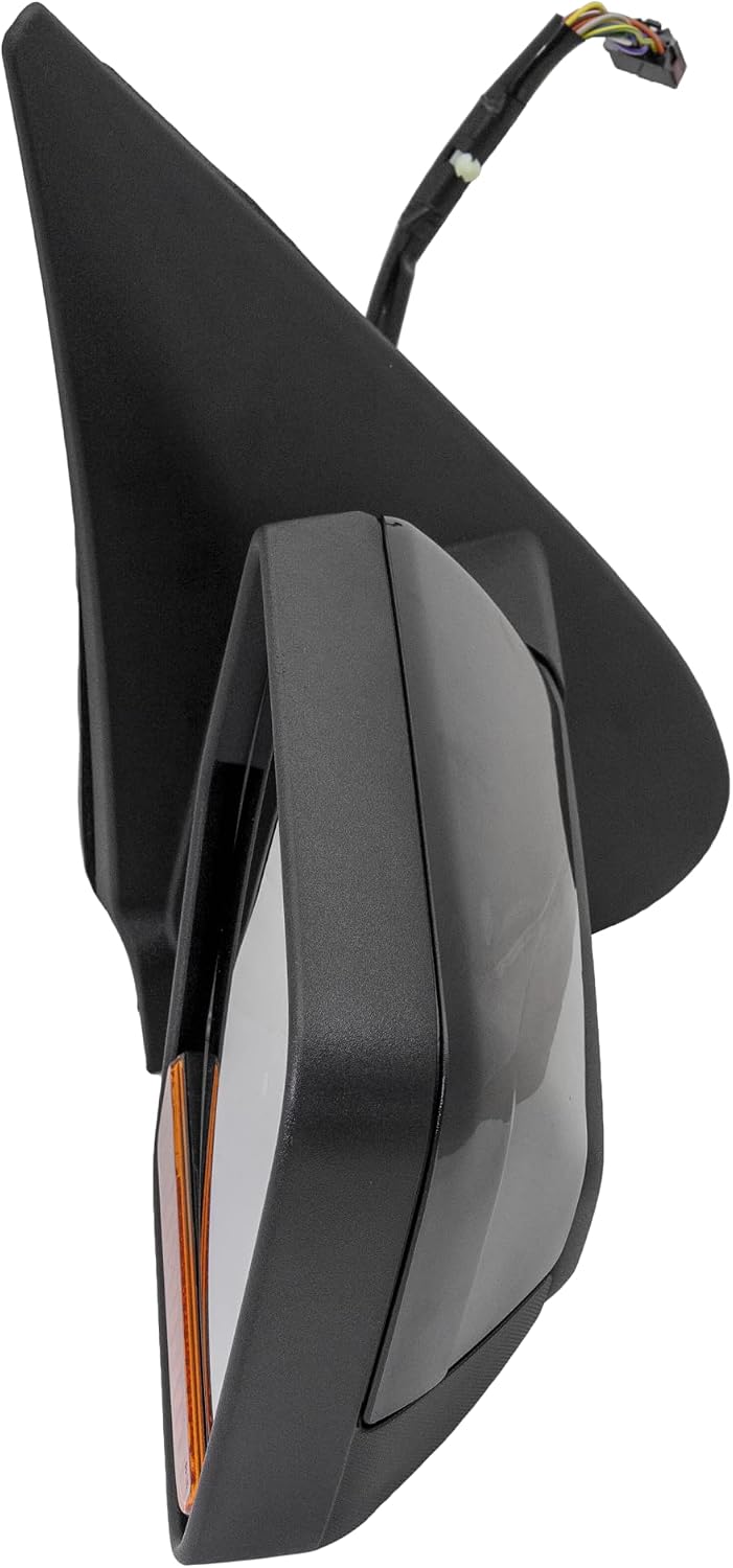 Kool Vue Passenger Side Power Heated Mirror for Ford Expedition 2015-2017 Power Fold With Signal Light, Blind Spot Monitor, Memory & Puddle Lamp; Without Auto-Dimming Paintable