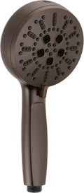 Delta 7-Setting Oil Rubbed Bronze Wall-Mount Handheld Shower Head with ProClean Spray, Hand Held Shower Head with High Pressure Spray, Venetian Bronze 59584-RB-PK