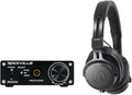 Audiosavings Bundle: Audio Technica ATH-M60X Closed-Back Pro Monitor Headphones w/Detachable Cables Bundle with Rockville RDAC5B DAC Digital to Analog Converter USB/Optical/RCA/Headphone (2 Items)