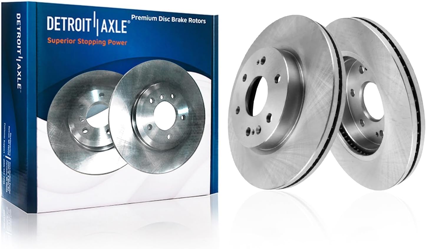 Detroit Axle - 8pc Brake Kit for Chevrolet GMC Silverado Sierra 1500 Yukon XL Cadillac Escalade ESV Disc Brake Rotors Ceramic Brakes Pads Replacement : 13.50' inch Front and 13.58' inch Rear Rotors