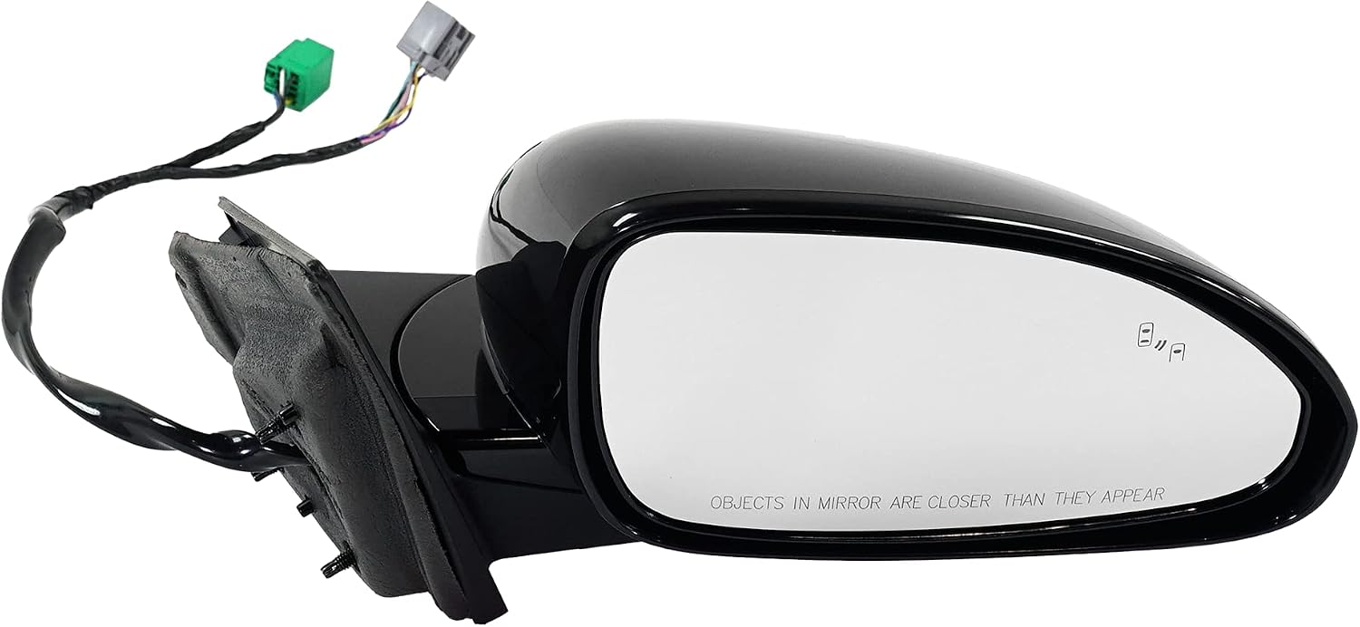 Garage-Pro Passenger Side Power Heated Mirror for Buick Enclave 2013-2017 Power Fold With Signal Light, Blind Spot Monitor & Memory Paintable