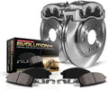 PowerStop Front Brake & Caliper Kit for Honda Accord 1998-02 - Ceramic Brake Pads + Calipers + Disc Rotors Replacement, KCOE1239A