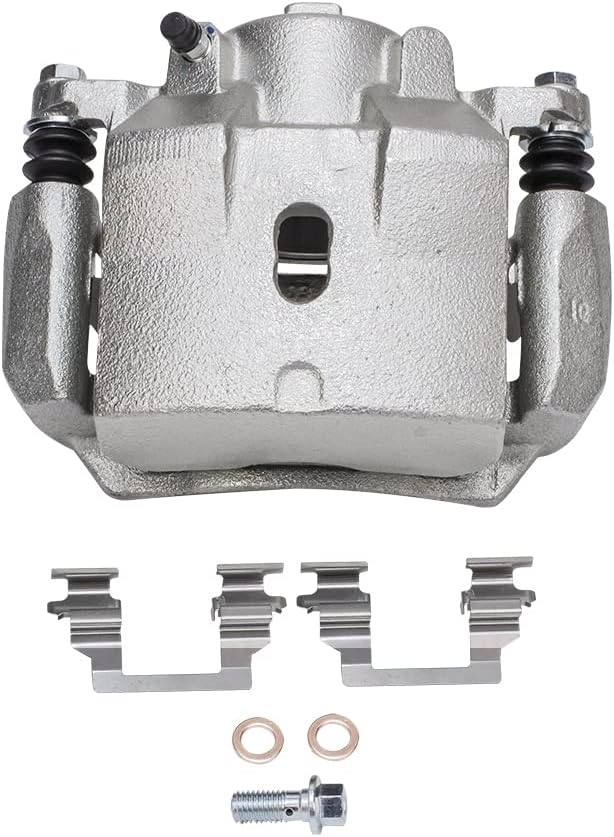Detroit Axle - Front Brake Kit for 04-05 09-12 Chevy Malibu, 07-09 Saturn Aura, 06-10 Pontiac G6, Brake Rotors Ceramic Brakes Pads Right Brake Caliper Replacement: 11.65'' inch Rotors