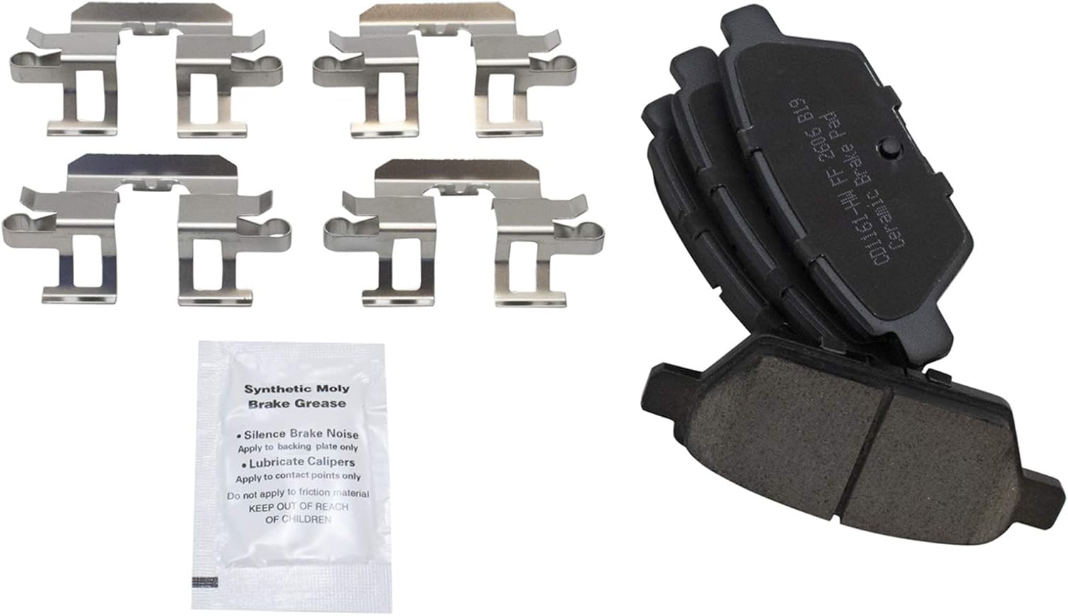 TRQ Rear Brake Pad and Rotor Set Ceramic Rotors Calipers Hoses Compatible with 2006-2009 Ford Fusion Lincoln MKZ Mercury Milan 2006-2008 Mazda 6 2006 Lincoln Zephyr
