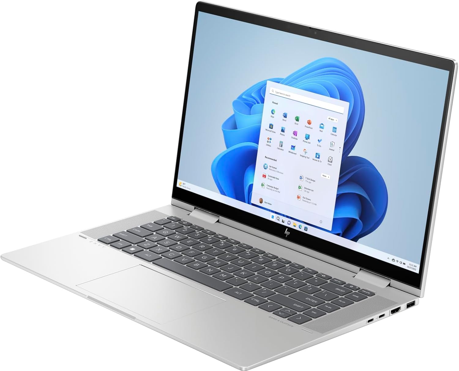 HP Envy X360 2-in-1 Laptop 15.6' FHD(1920x1080) IPS Touchscreen Intel 10-Core i7-1355U 16GB LPDDR5 2TB SSD Intel Iris Xe Graphics Thunderbolt 4 Wi-Fi 6E Backlit Keyboard 720p HD Camera Win11 Home