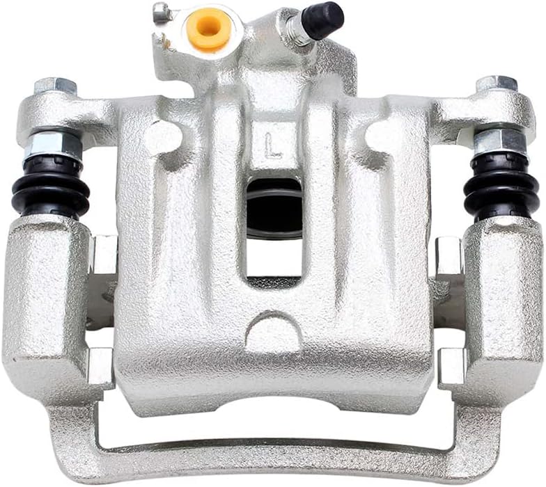 Detroit Axle - Rear Brake Kit for 2010-2017 Chevy Equinox GMC Terrain Disc Brake Rotors Left Brake Caliper Ceramic Brakes Pads 2011 2012 2013 2014 2015 2016 Replacement : 11.93' inch Rotor