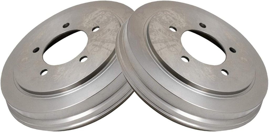 TRQ Brake Drum & Shoe Rear Set Kit Compatible with Chrysler Dodge Jeep