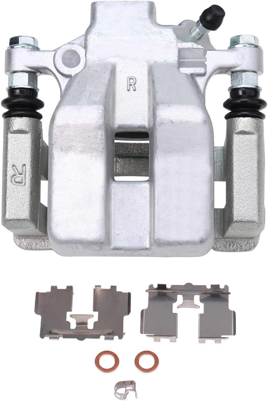 Detroit Axle - Rear Brake Kit for 2007-2011 Toyota Camry, 2008-2011 Avalon, 2007-2012 Lexus ES350, 2009 2010, Rear Disc Brake Rotors Ceramic Brake Pads Brake Caliper Replacement