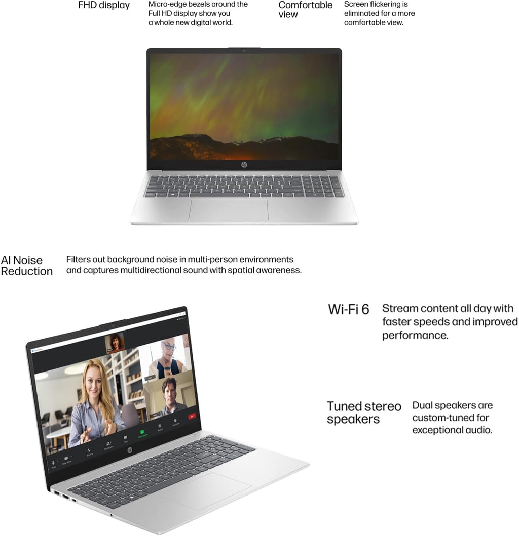 HP New Core i7 15.6' Laptop | 2026 Edition | Intel Core i7-1355U up to 5.0GHz | 24GB RAM - 2TB PCIe SSD | Webcam | FHD | Long Battery Life | Windows 11 | Business & Academic