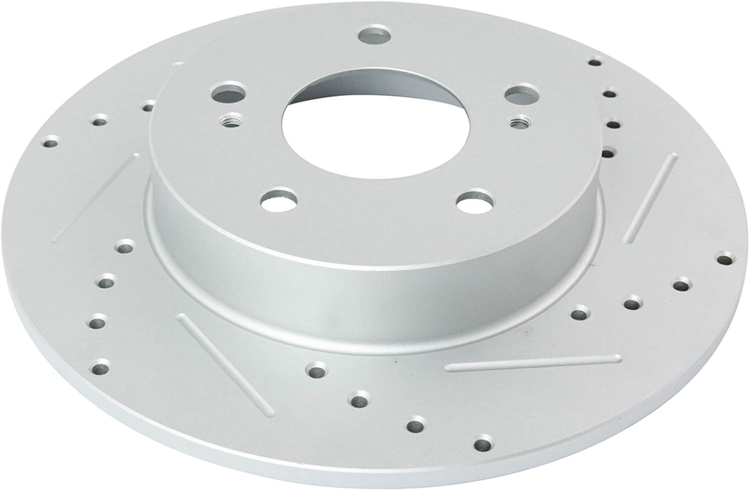 TRQ Performance Rear Brake Pad and Rotor Set Ceramic Solid Rotors Calipers Compatible with 2003 Nissan Maxima