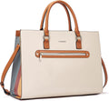 BOSTANTEN Leather Laptop Briefcase for Women Shoulder Bag 15.6 Inch Business Computer Work Tote