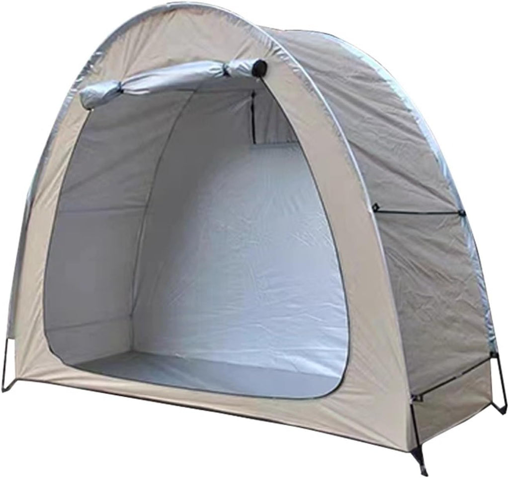 Bike Cover Waterproof Outdoor Travel Bike Storage Shed Tent Dimensions 200x80x165CM For Motorcycle, Garden Tools, Lawn Mower(D)