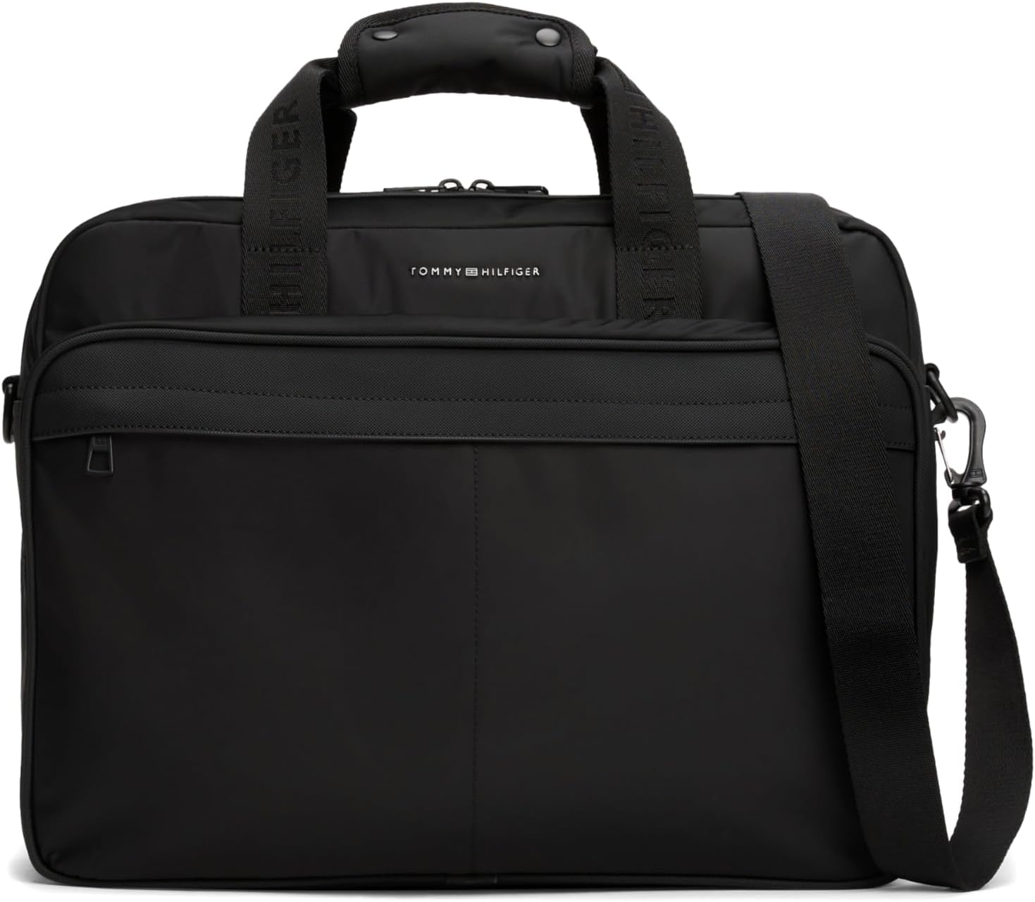 Tommy Hilfiger Mens Repreve Computer Bag, Black