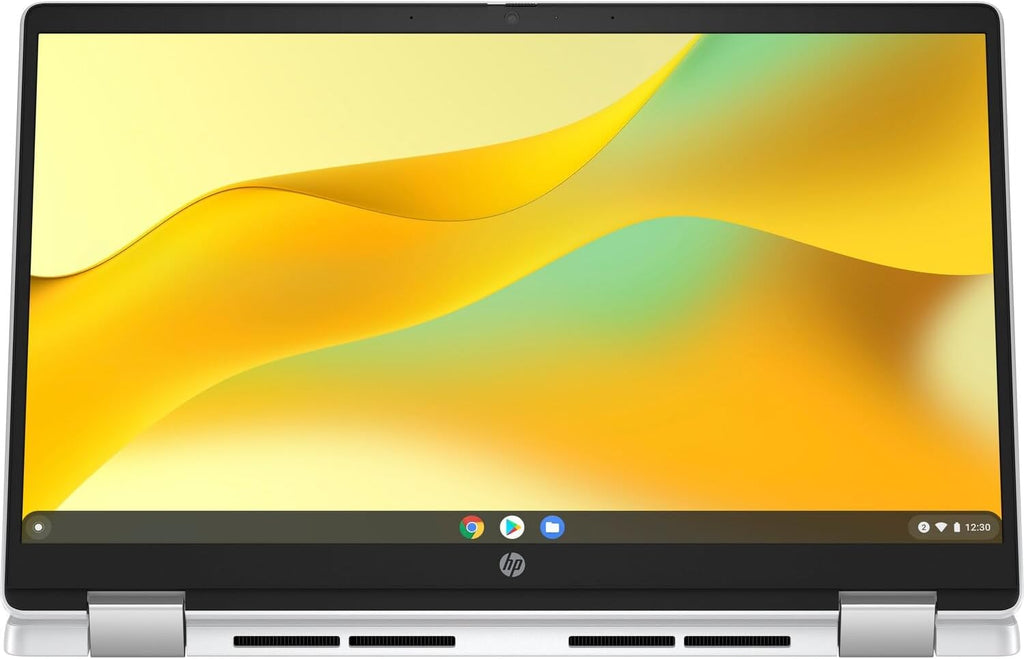 HP Chromebook x360 14b-cd0035cl 14 Inch FHD IPS 2 in 1 Touchscreen Laptop Convertible Intel Processor N200 8GB LPDDR5 RAM 128GB UFS Intel UHD Graphics 720p Webcam Backlit ChromeOS (Renewed)