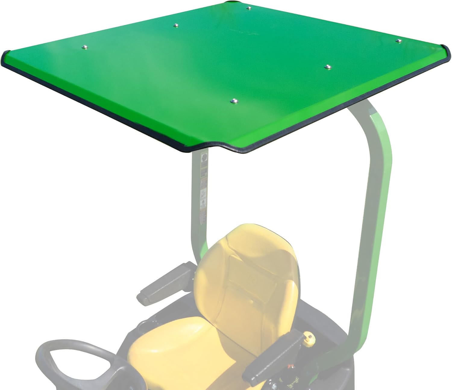 Universal Zero Turn Mower Canopy | ROPS 1.5'-3' | Robust Steel | Easy Install | Color Matched Roof | Fits Most Mowers with ROPS (Green)