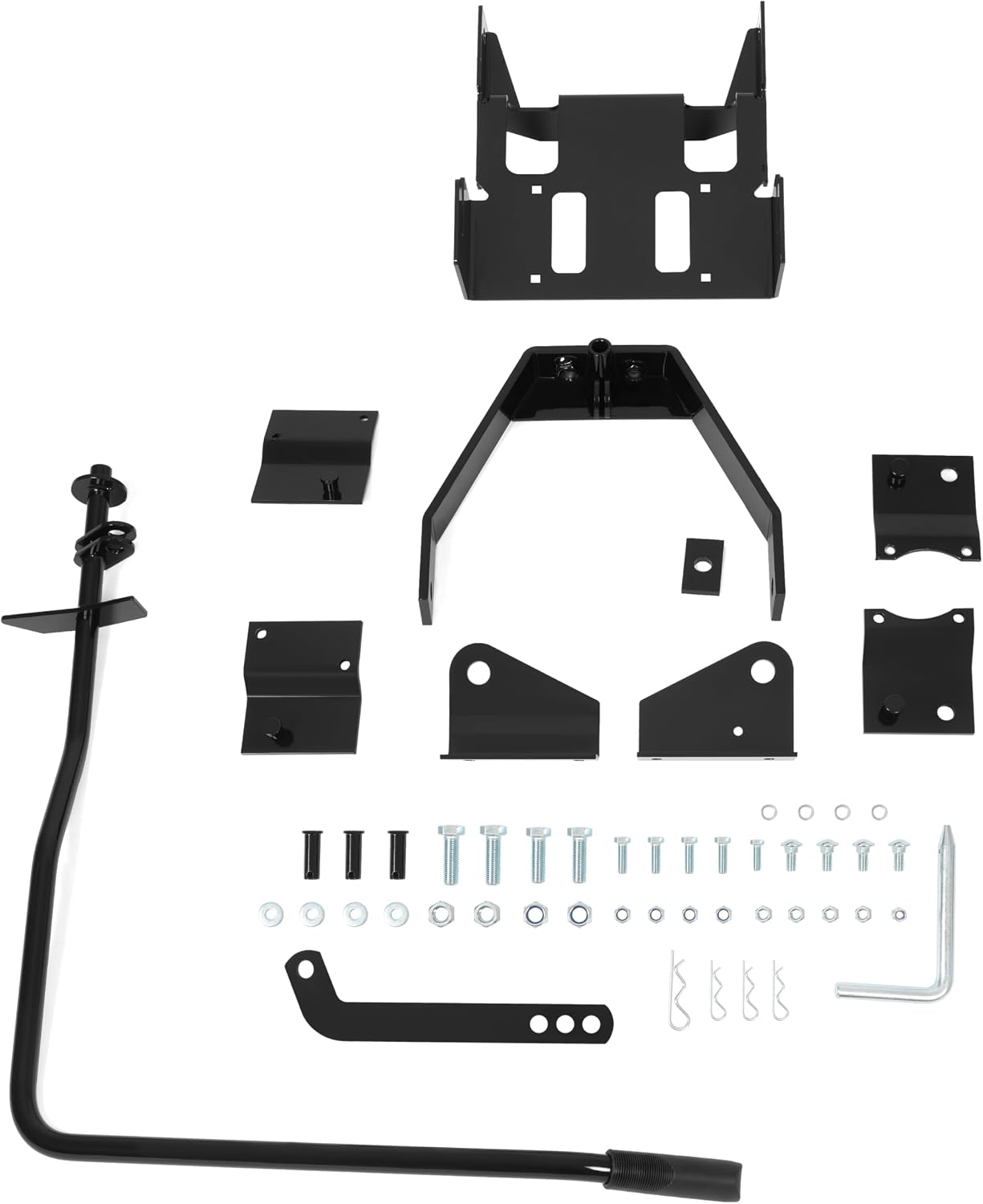 Sleeve Hitch Compatible with Husqvarna, Fits Cub Cadet and Craftsman or MTD Garden Lawn Mower Tractors Replacement for 585607901 Steel Powder Coated Black