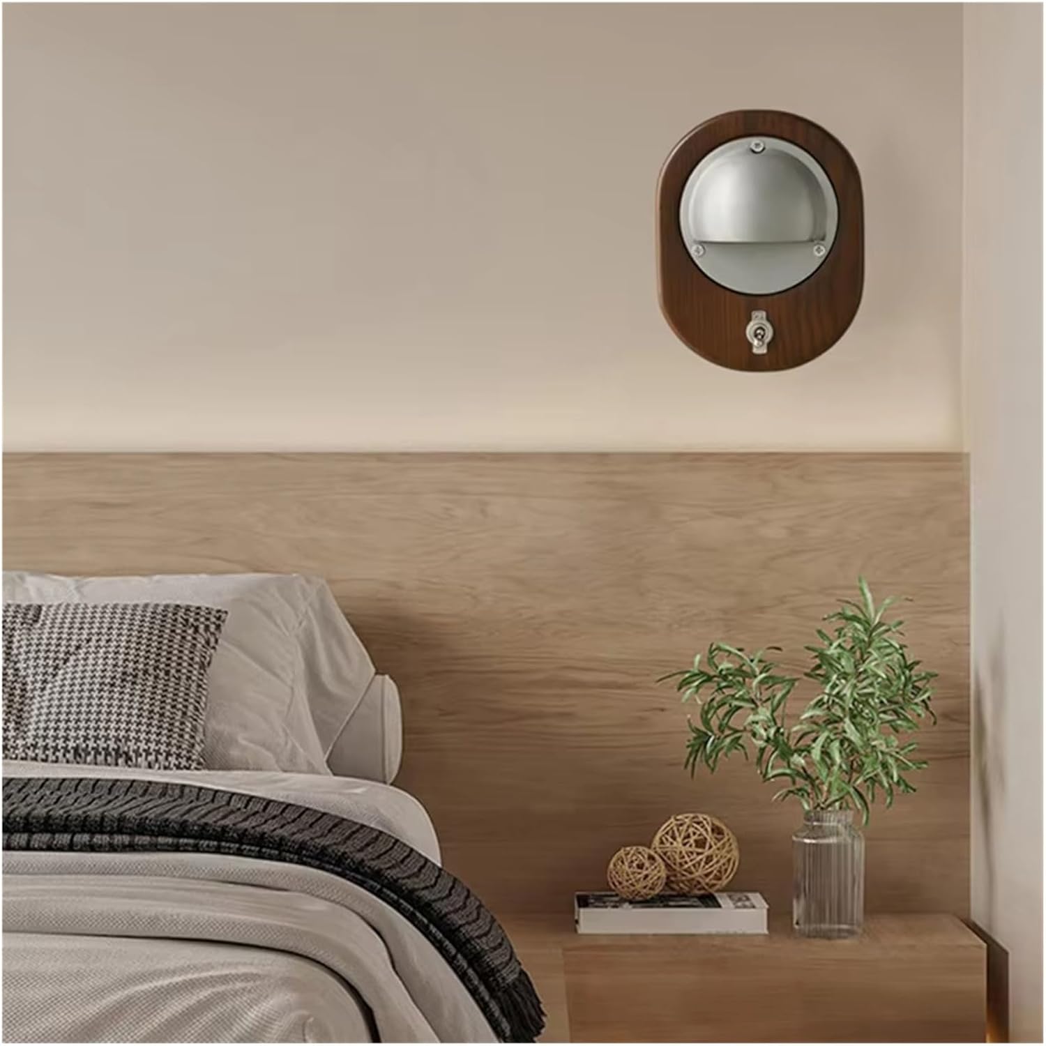 Brass Wall Light Wood Parlor Bedroom Dining Room Wall Lamp Gold Silver Copper Sconce,Bathroom