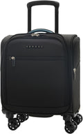 Verage Under Seat Luggage with Wheels, Softside Small Suitcase Spinner Carry On Luggage Bags for Airlines Airplanes Short Trip Men Women (Black, 14-Inch Underseat)