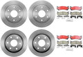 (8) Brakes and Rotors Kit Front and Rear Brake Pads and Rotors Kit, Brake Rotors Brake Pads for Chevrolet Silverado 1500 2002 for Chevy Silverado 1500 2002 for GMC Sierra 1500 2004 2002