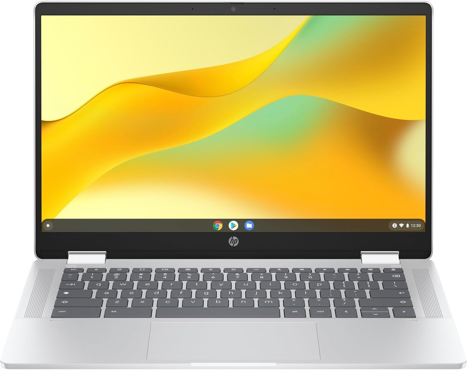 HP Chromebook x360 14b-cd0035cl 14 Inch FHD IPS 2 in 1 Touchscreen Laptop Convertible Intel Processor N200 8GB LPDDR5 RAM 128GB UFS Intel UHD Graphics 720p Webcam Backlit ChromeOS (Renewed)