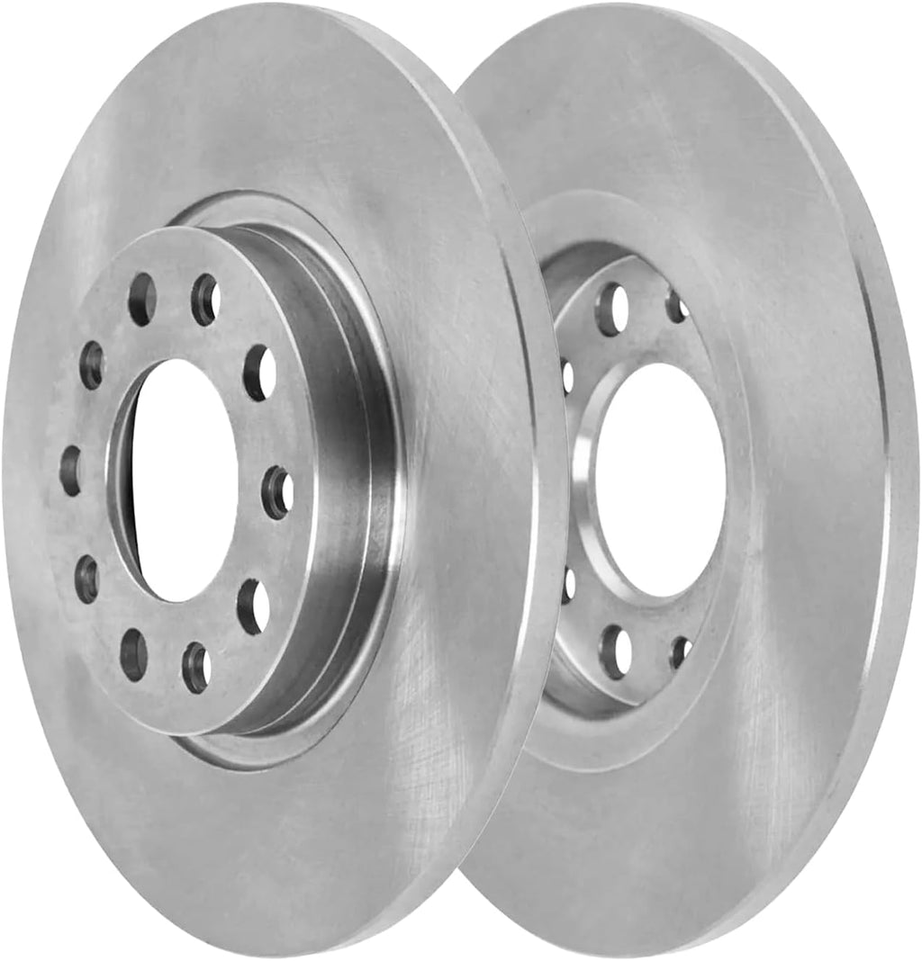 Detroit Axle - Brake Rotors for 2014-2022 Jeep Cherokee 2015-2017 Chrysler 200, Disc Brake Rotors 2016 Replacement: 12.99' inch Front and 10.95' inch Rear Rotor
