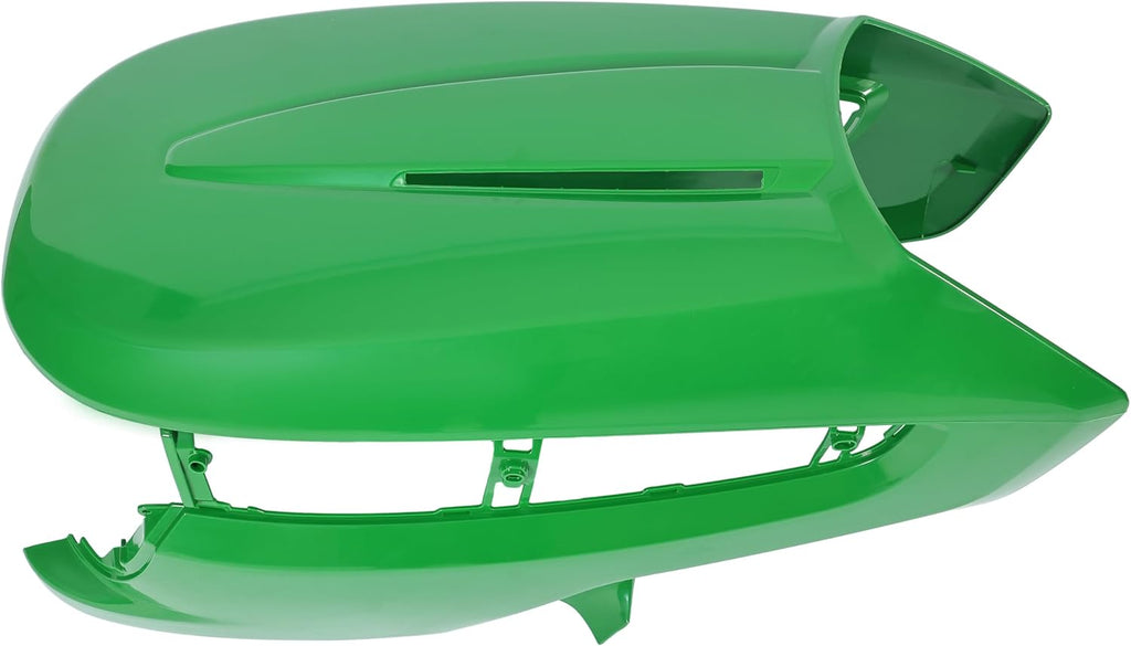 ECOTRIC Front Lawn Mower Hood Compatible with John Deere X500 Before Serial Number 020000 X520 X534 X540 Replacement for M152326 Tractor Hood Bumper Green Lawn Mower Accessories