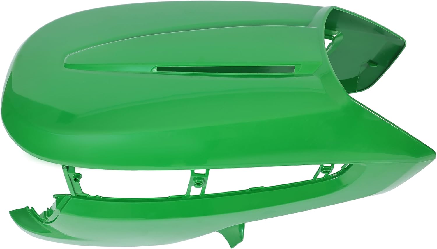 ECOTRIC Front Lawn Mower Hood Compatible with John Deere X500 Before Serial Number 020000 X520 X534 X540 Replacement for M152326 Tractor Hood Bumper Green Lawn Mower Accessories