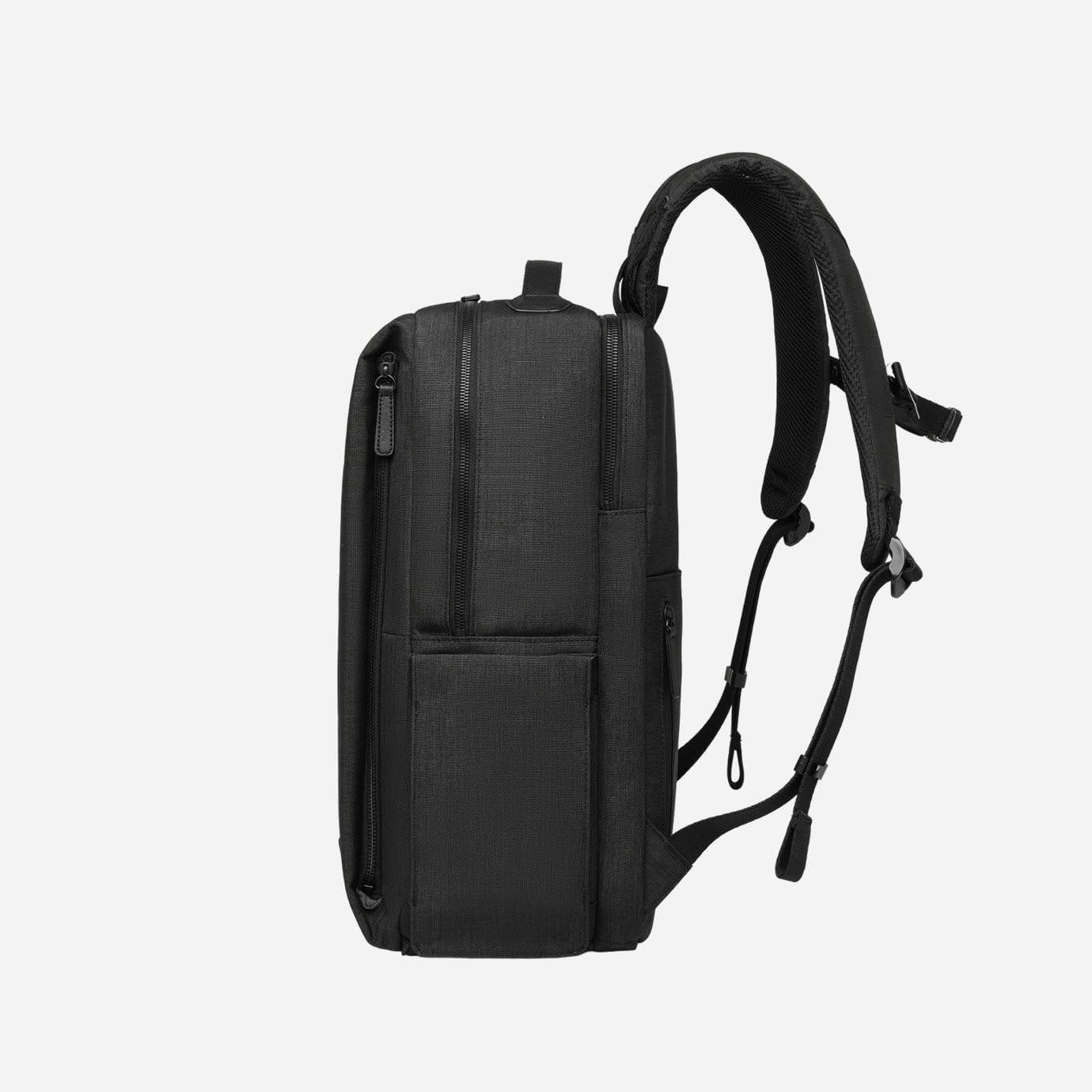 Nordace Siena Pro 15 Smart Backpack with USB Charging - 16' Laptop Backpack, 20L Daily Backpack for Travel, Everyday, or Work (All Black)