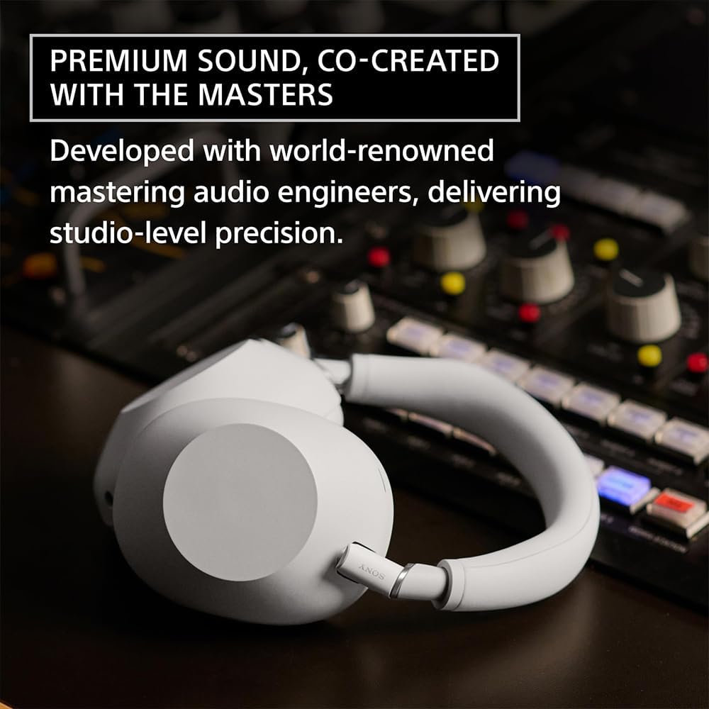 Sony WH-1000XM6 The Best Noise Canceling Wireless Headphones, HD NC Processor QN3, 12 Microphones, Adaptive NC Optimizer, Mastered by Engineers, Studio-Quality, 30-Hour Battery with Deco Guide Bundle