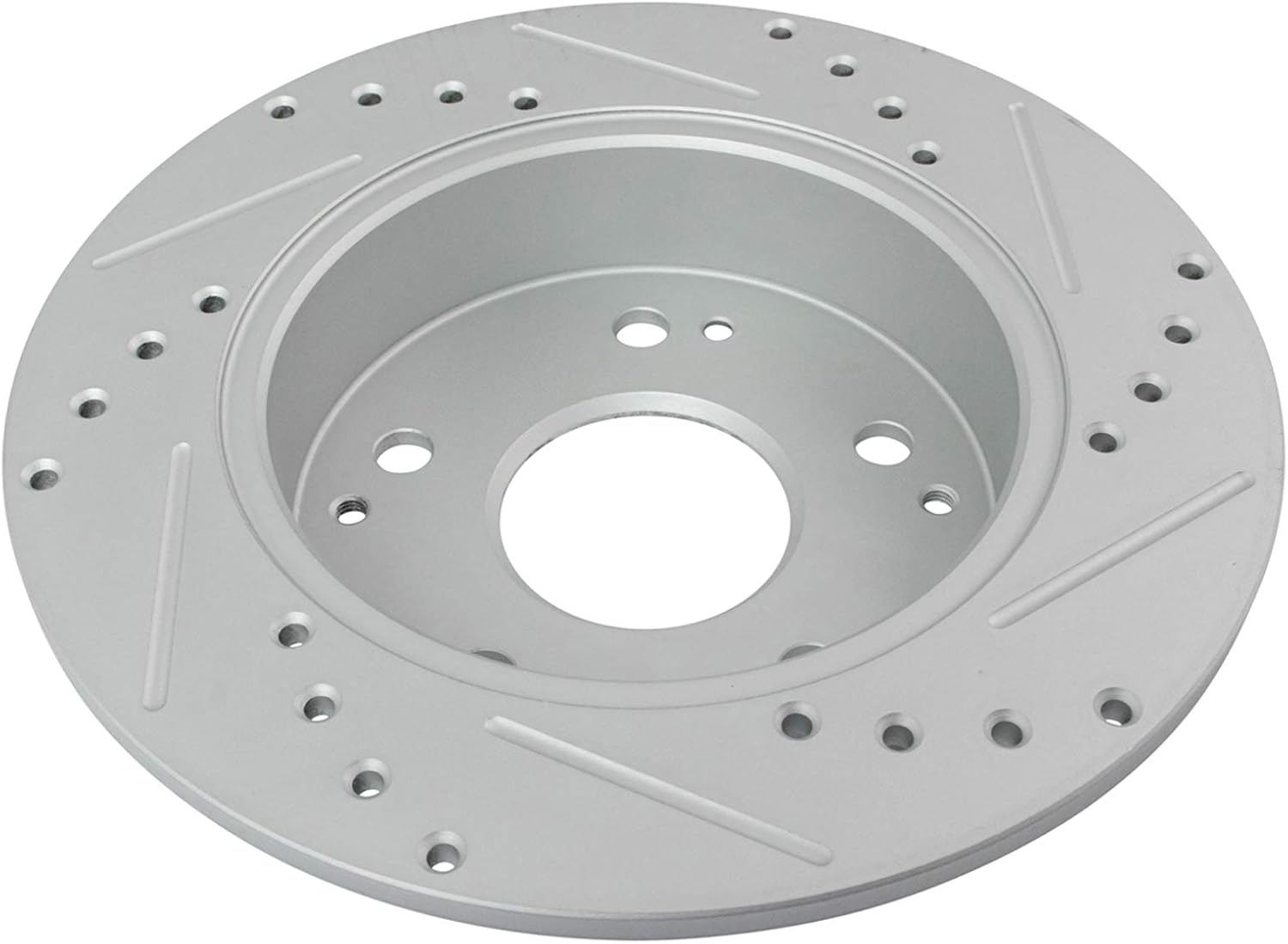 TRQ Performance Rear Brake Pad and Rotor Set Ceramic Solid Rotors Calipers Compatible with 1998-2002 Honda Accord