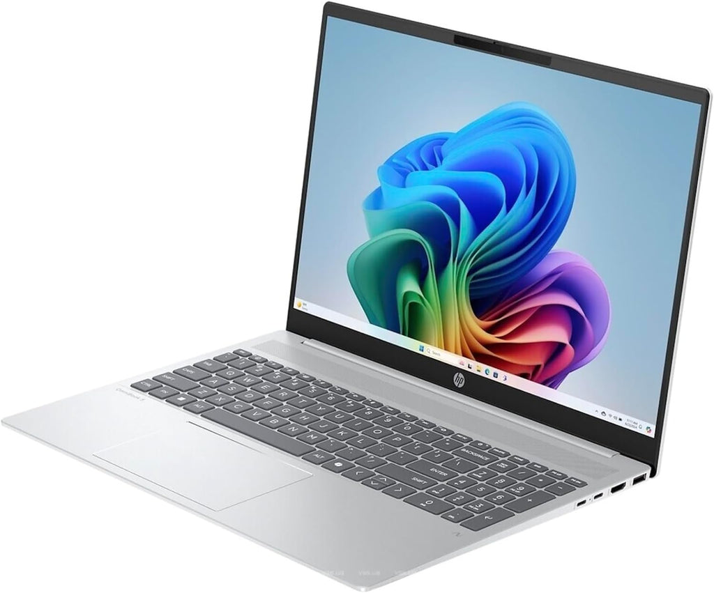 HP OmniBook 5 Next Gen AI Laptop 16.0' Touchscreen 2K IPS Display (Intel Ultra 5-225U, 16GB LPDDR5X, 1TB SSD, Backlit KB, Copilot+, Webcam, Win 11 Home) w/Dockztorm USB Port Expander