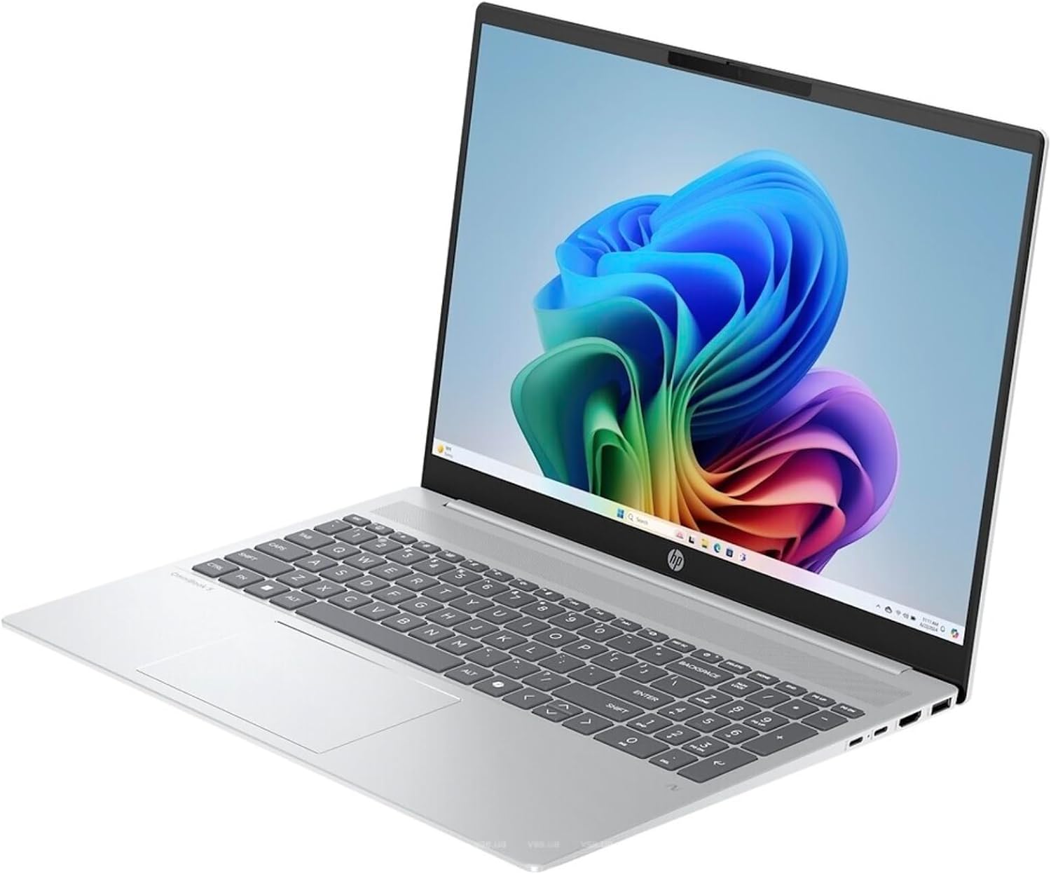 HP OmniBook 5 Next Gen AI Laptop 16.0' Touchscreen 2K IPS Display (Intel Ultra 5-225U, 16GB LPDDR5X, 1TB SSD, Backlit KB, Copilot+, Webcam, Win 11 Home) w/Dockztorm USB Port Expander