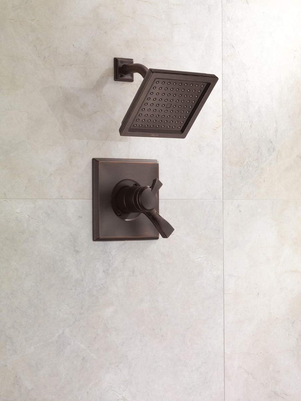Delta Faucet Dryden 17 Series Dual-Function Shower Trim Kit with Single-Spray Touch-Clean Shower Head, Polished Nickel T17251-PN (Valve Not Included)