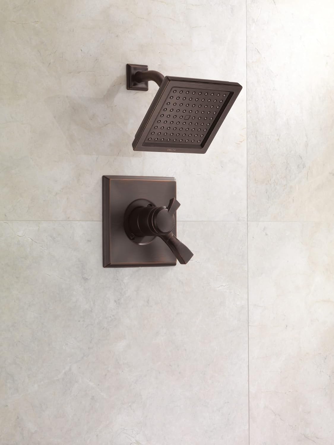 Delta Faucet Dryden 17 Series Dual-Function Shower Trim Kit with Single-Spray Touch-Clean Shower Head, Polished Nickel T17251-PN (Valve Not Included)