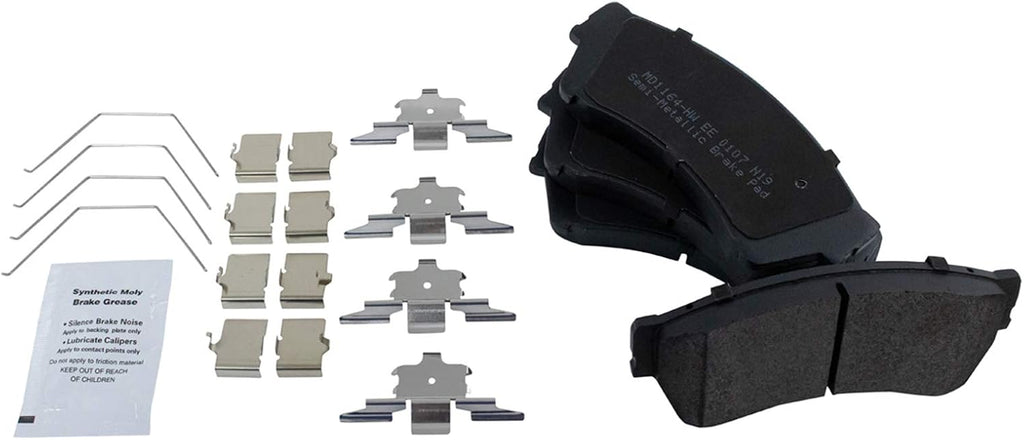 TRQ Performance Front and Rear Semi Metallic Brake Pad and Rotor Set Drilled Slotted Coated Compatible with 2006-2012 Ford Fusion 2007-2012 Lincoln MKZ 2006 Lincoln Zephyr 2006-2011 Mercury Milan