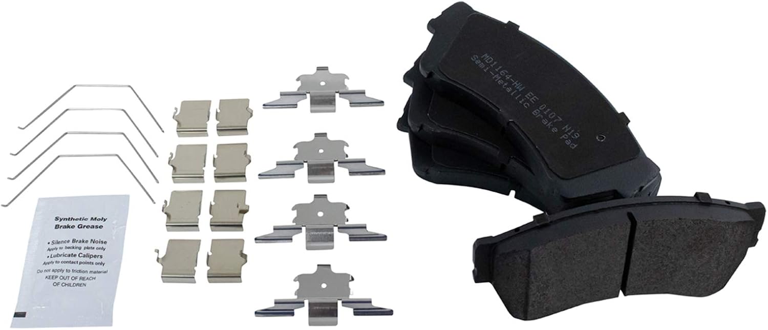 TRQ Performance Front and Rear Semi Metallic Brake Pad and Rotor Set Drilled Slotted Coated Compatible with 2006-2012 Ford Fusion 2007-2012 Lincoln MKZ 2006 Lincoln Zephyr 2006-2011 Mercury Milan
