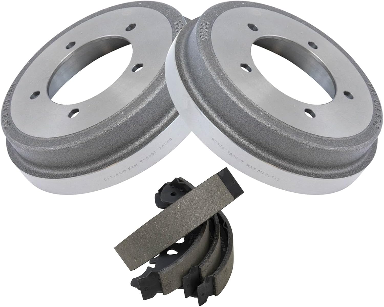 TRQ Rear Brake Shoe & Drum Kit Set Compatible with Chevy Tracker Suzuki Grand Vitara
