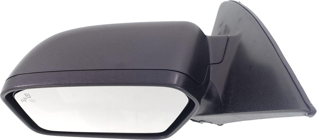 Kool Vue Driver Side Power Heated Mirror for Ford Fusion 2010-2012 With Blind Spot Monitor & Puddle Lamp with 2 Caps