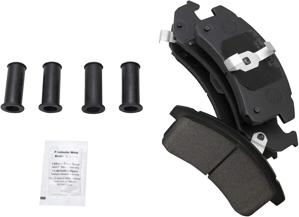 TRQ Front Brake Pad and Rotor Set Ceramic Compatible with 1994-1997 Chevrolet Camaro Buick LeSabre Pontiac Firebird Pontiac Bonneville 1994-1996 Buick Park Avenue