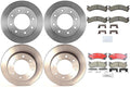 (8) Brakes and Rotors Kit Front and Rear Brake Pads and Rotor Kit for Chevrolet Silverado 1500 HD 2001-2006 for Chevy Silverado 1500 HD 2001-2006#Replace 27049, CW29703